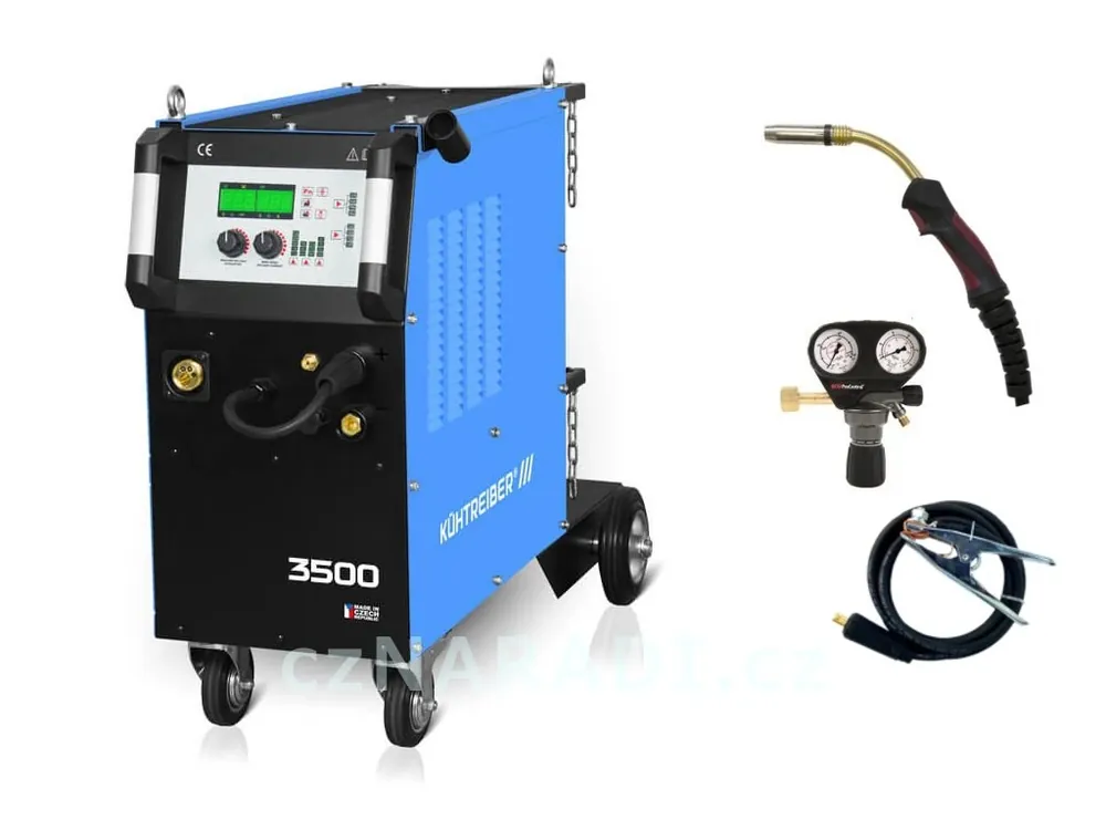 Objednat Nyní KITin 3500 Multi MIG Synergic V2 + hořák + ventil GCE