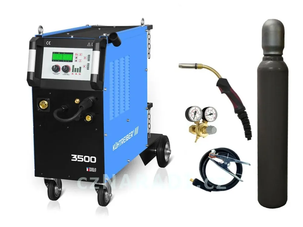 KITin 3500 Multi MIG Synergic V2 + hořák + ventil + lahev Zlevněný