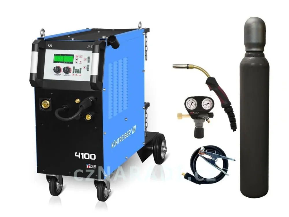 KITin 4100 Multi MIG Synergic + zem + hořák + ventil GCE + lahev, záruka 3 roky Must-Have