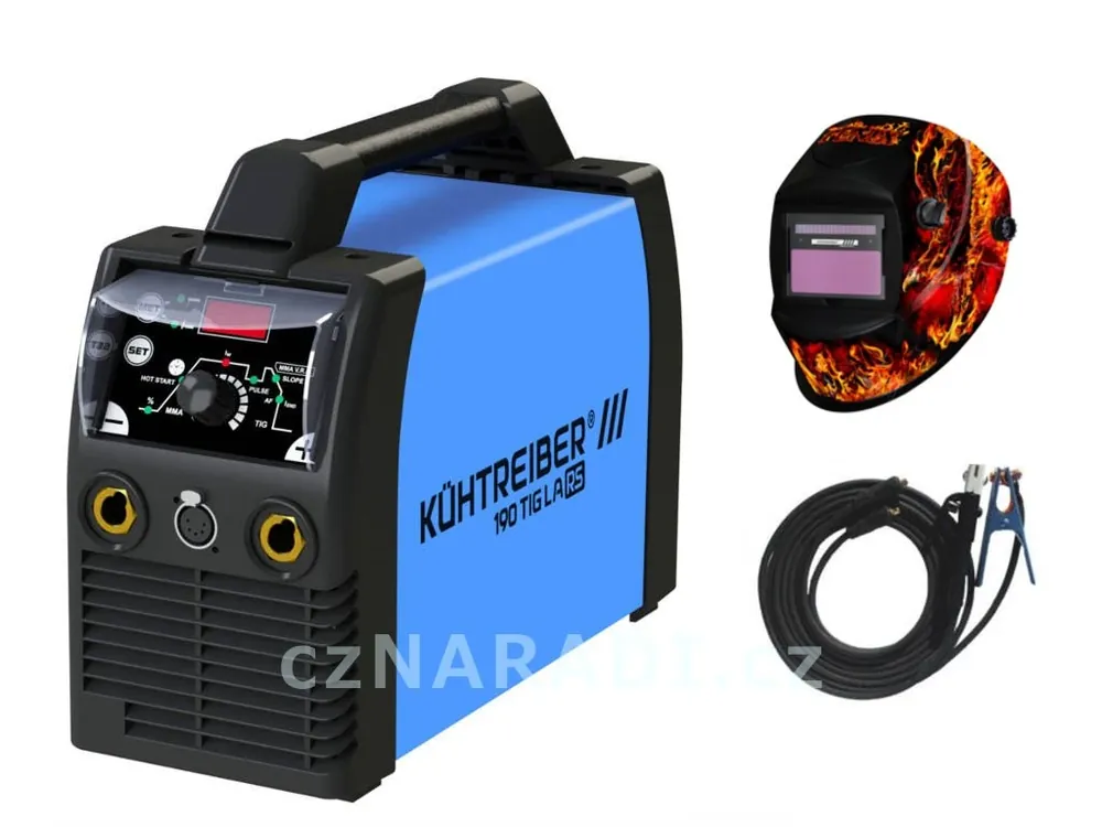 KITin 190 TIG LA RS + kabely 25/5m + kukla SET TOP Pouze Dnes