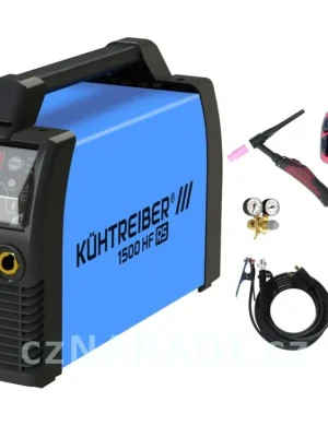 Zlevněný KITin 1500 HF RS + kabely + TIG hořák U/D + ventil + lahev