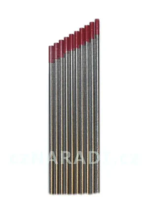 Autentický Wolframová elektroda červená WT20 2,4mm/ 10 kusů